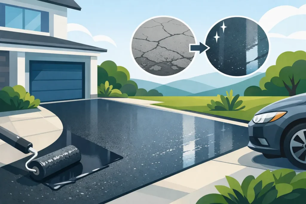 Driveway Coating That Lasts and Looks Better