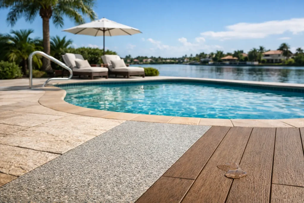 Best Slip Resistant Pool Deck Finishes for Florida