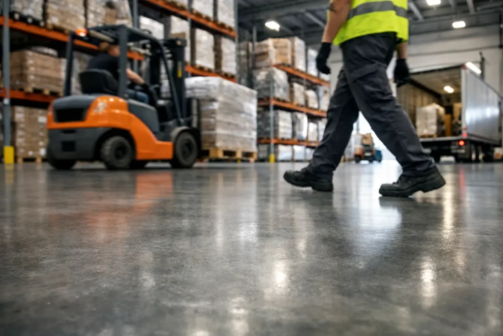 Best Warehouse Flooring for Heavy Traffic