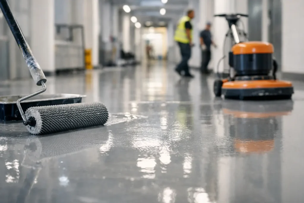 Commercial Floor Coating Guide for Busy Facilities