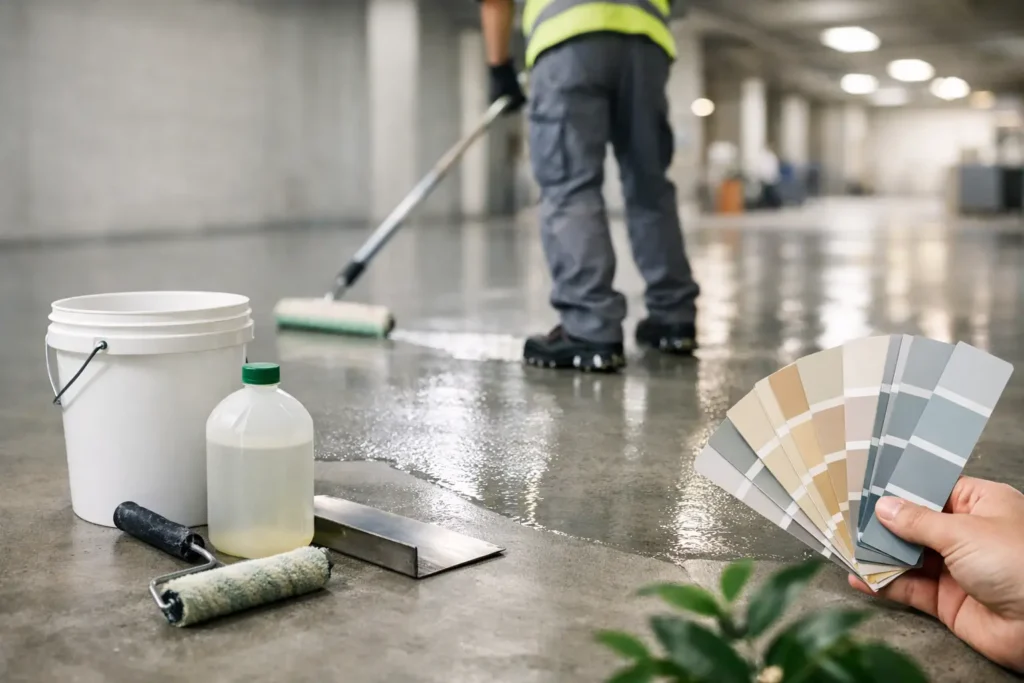 Low VOC Coatings for Better Concrete Floors