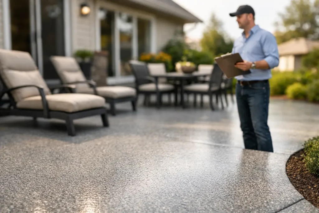 Patio Coating for Rental Properties That Pays Off