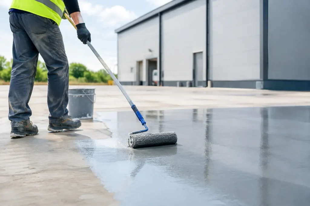 How to Coat Commercial Concrete for Lasting Use